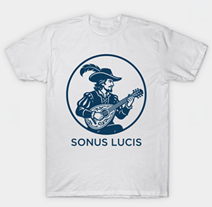 Sonus Lucis bard t-shirt design on Teepublic